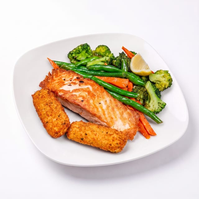 Grilled Salmon.