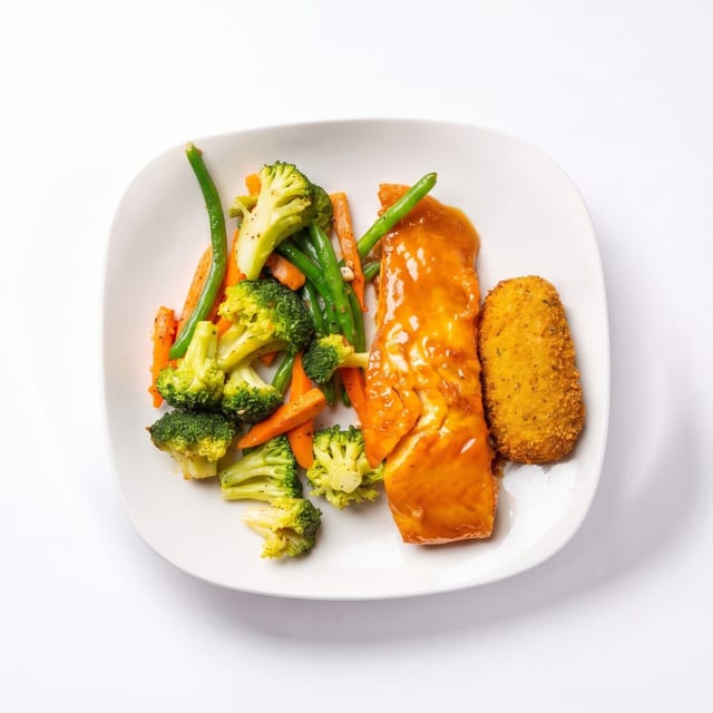 Maple Glazed Salmon.
