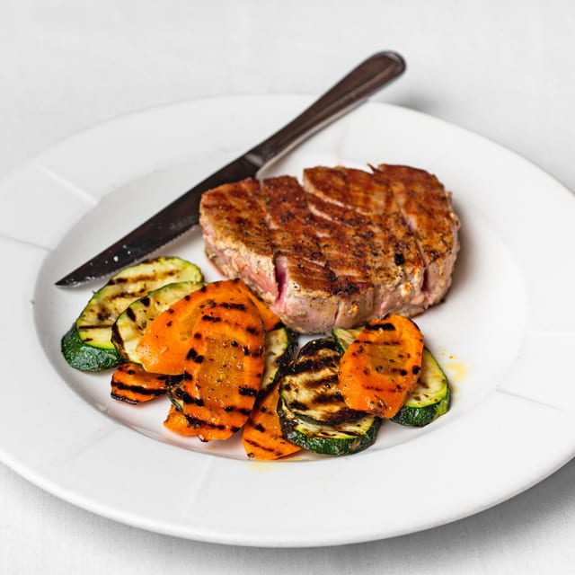 Cajun Ahi Tuna.
