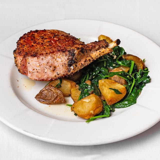 Double-Cut Pork Chop.
