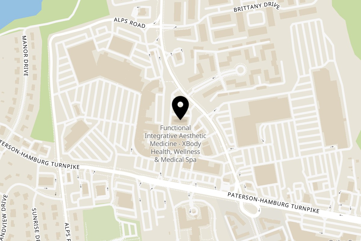 Map showing the location of Bensi on 87 Berdan Ave in Wayne